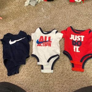 3 month Nike onsies
